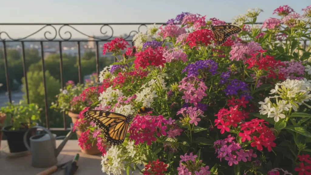 Denne lite kjende planta forvandlar balkongen til eit hotell for pollinatorar