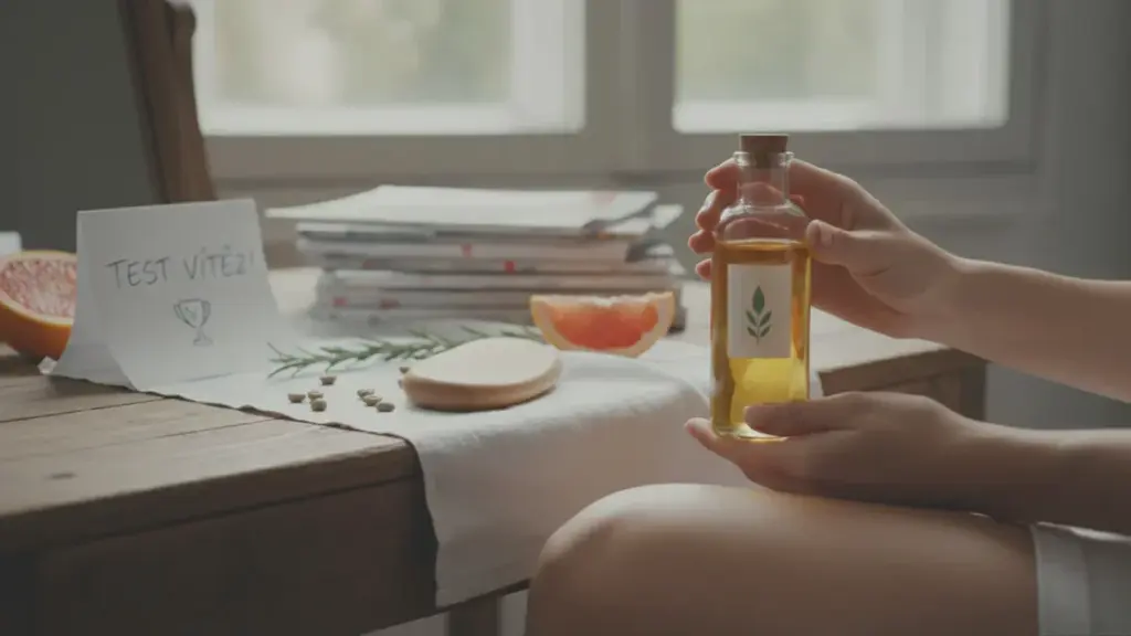 Denne naturlege massasjeoljedja vann testen mot cellulittar. Ho verkar faktisk