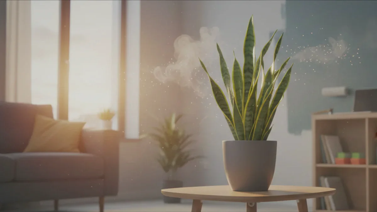 Denne stueplanta absorberer smog frå leilegheita og ubehagelige lukter